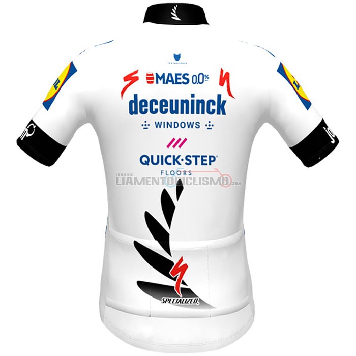 Abbigliamento Ciclismo Deceuninck Quick Step Campione Neozelandese 2021 Manica Corta